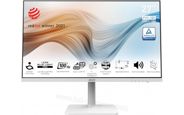 MSI Modern MD272XPW - Vue de face