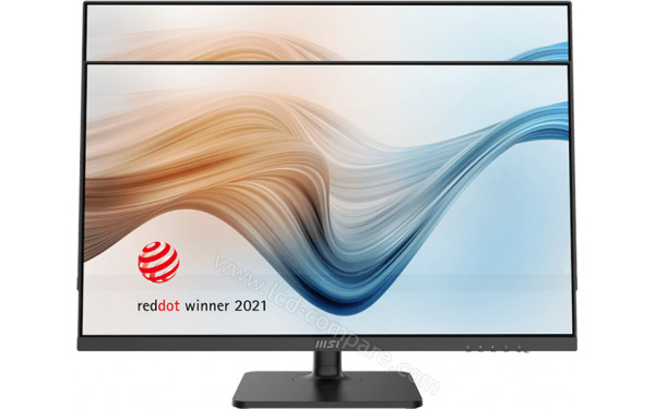 MSI Modern MD272XP - Vue de face r&eacute;glage hauteur