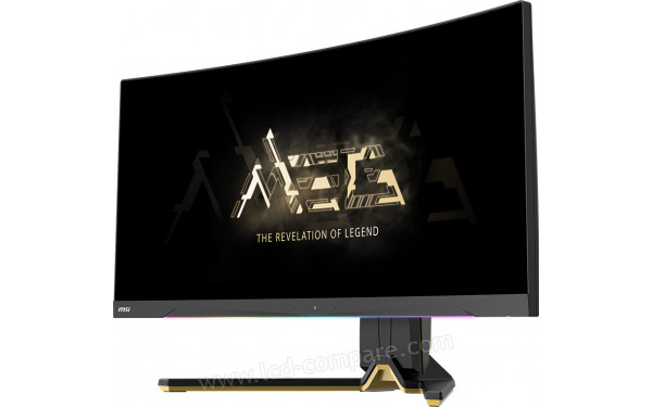 MSI MEG 342C QD-OLED - Vue 3/4 droite