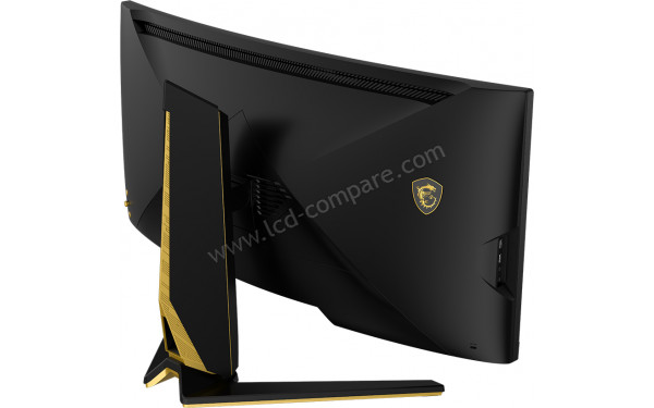 MSI MEG 342C QD-OLED - Vue 3/4 arri&egrave;re