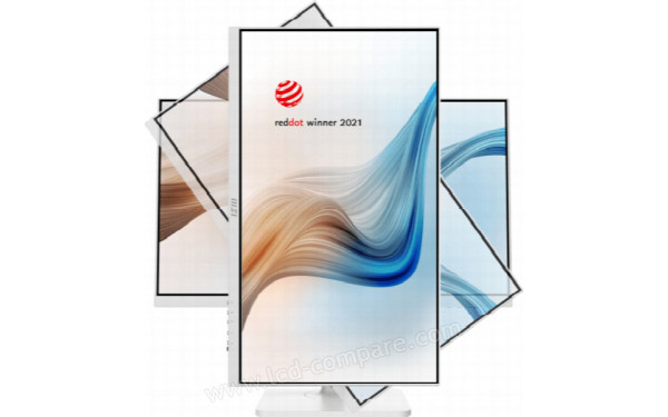 MSI Modern MD241PWDE - Vue de face en mode portrait