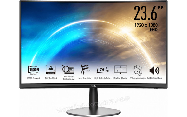 MSI PRO MP242C - Vue de face