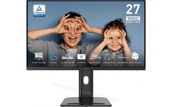 MSI PRO MP273QPDE E2 - Vue de face