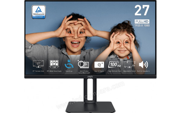 MSI PRO MP275P - Vue de face