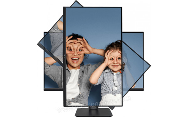 MSI PRO MP275P - Vue de face en mode portrait