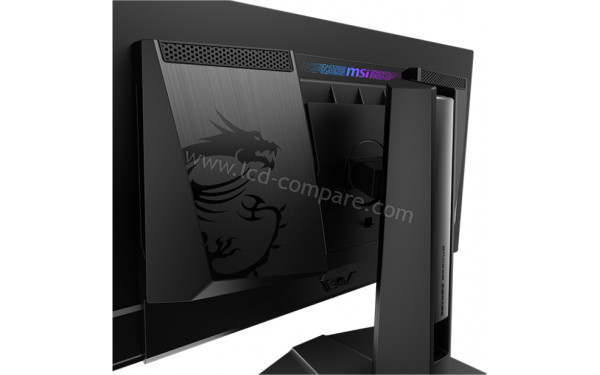 MSI MPG 271QRXDE QD-OLED - Vue 3/4 arri&egrave;re