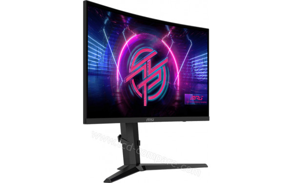 MSI MPG 275CQRXFDE - Vue 3/4 gauche