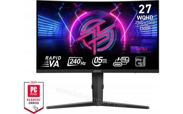 MSI MPG 275CQRXFDE - Vue de face