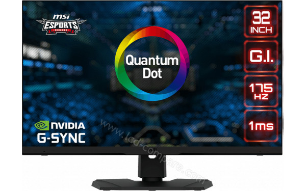 MSI Optix MPG321QRFDE-QD - Vue de face