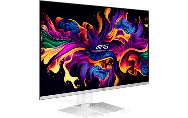 MSI MPG 321URXW QD-OLED - Vue 3/4 gauche