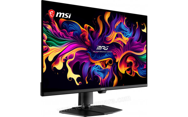 MSI MPG 322UR QD-OLED X24 - Vue 3/4 gauche