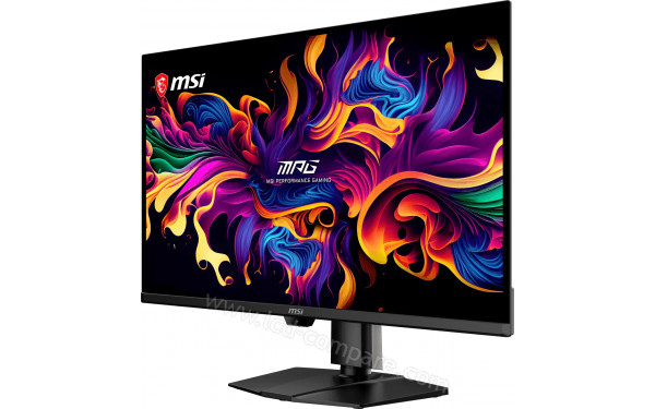 MSI MPG 322UR QD-OLED X24 - Vue 3/4 droite