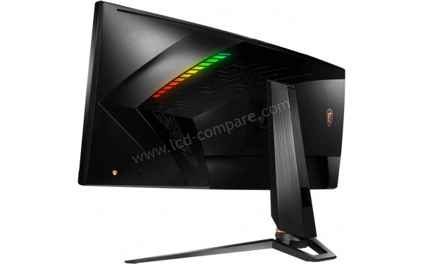 MSI Optix MPG341CQRV - Vue 3/4 arri&egrave;re