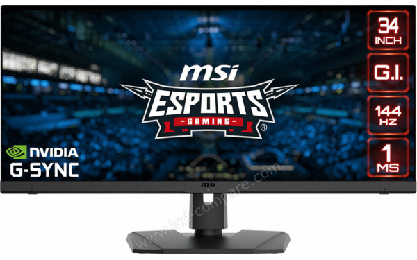 MSI Optix MPG341QR - Vue de face