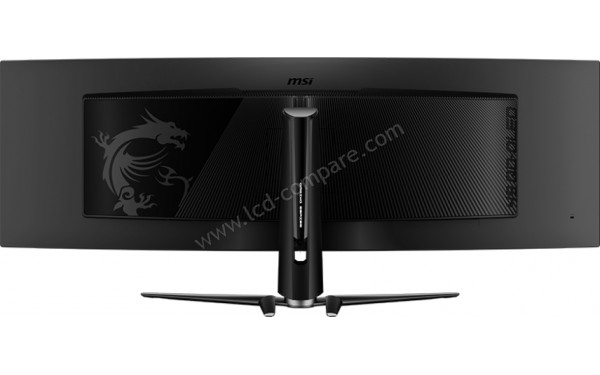 MSI MPG 491CQPDE QD-OLED - Vue de l'arri&egrave;re