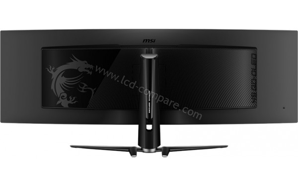 MSI MPG 491CQPXDE QD-OLED - Vue de l'arri&egrave;re