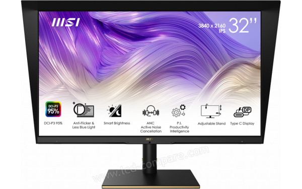 MSI MS321UPDE - Vue de face avec casquette