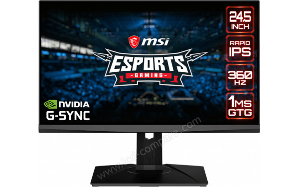 MSI Oculux NXG253R - Vue de face