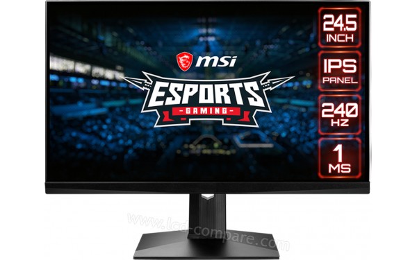 MSI Optix MAG251RX - Vue de face