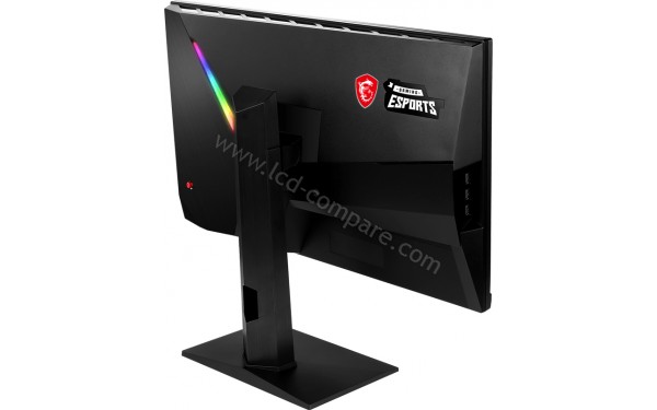 MSI Optix MAG251RX - Vue 3/4 arri&egrave;re