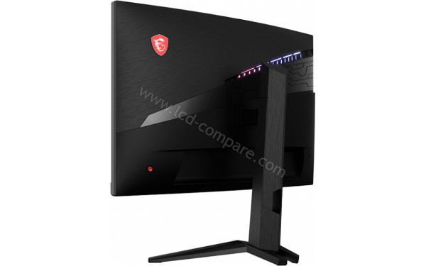 MSI Optix MAG272CRX - Vue 3/4 arri&egrave;re