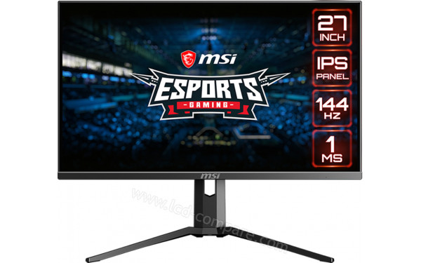 Монитор игровой msi optix mag273r 27 черный как поменять высоту видео сборка