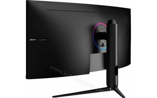 MSI Optix MAG342CQR - Vue 3/4 arri&egrave;re