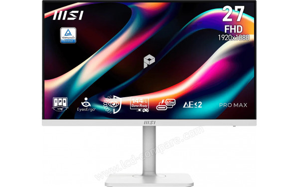 MSI Pro Max 271QPHW E14 - Vue de face