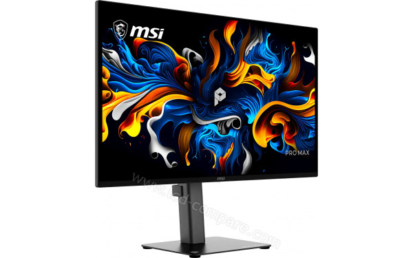 MSI PRO MAX 271QPX14G - Vue 3/4 gauche