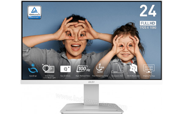 MSI PRO MP2412W - Vue de face
