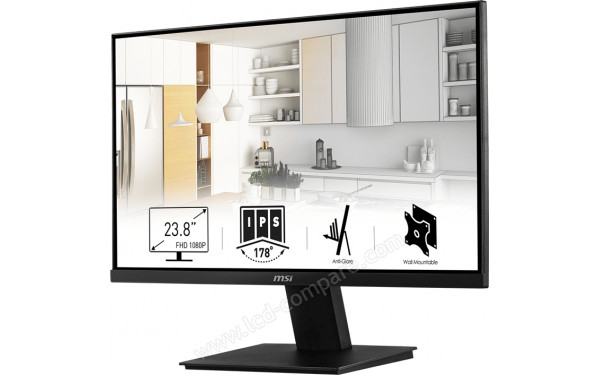 MSI PRO MP241DE - Vue 3/4 droite