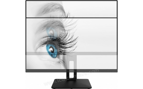 MSI PRO MP242P - Vue de face avec ajustement de la hauteur