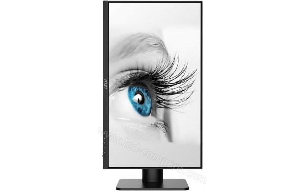 MSI PRO MP243P - Vue de face en mode portrait