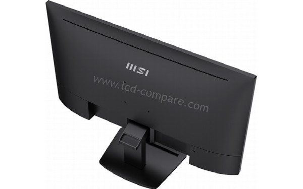 MSI PRO MP243 - Vue de l'arri&egrave;re en plong&eacute;e