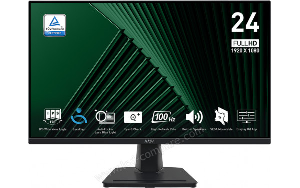 MSI PRO MP245G - Vue de face