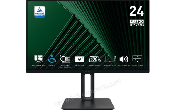 MSI PRO MP245PG - Vue de face