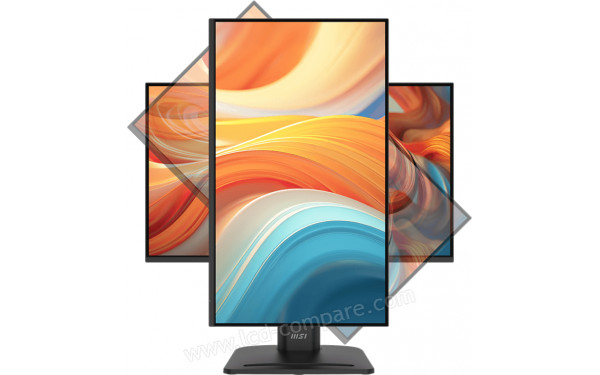 MSI PRO MP245PHG E14 - Vue de face en mode portrait