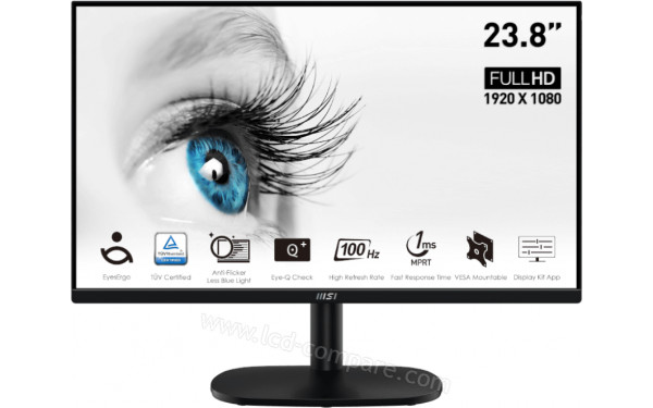 MSI Pro MP245VDE - Vue de face