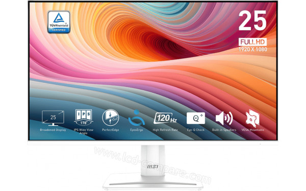 MSI PRO MP251W E2 - Vue de face