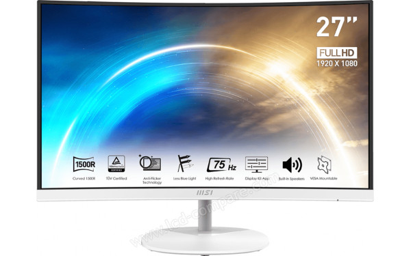 MSI PRO MP271CAW - Vue de face