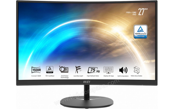 MSI PRO MP271C - Vue de face