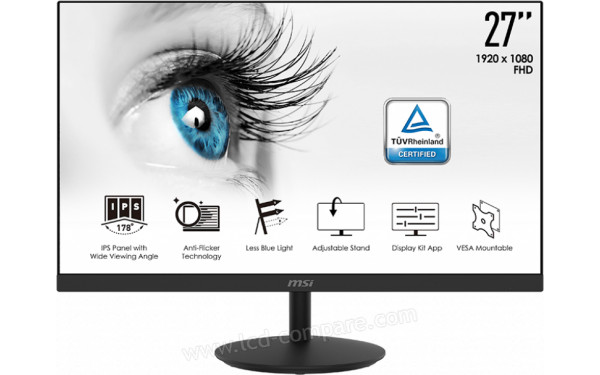 MSI PRO MP271 - Vue de face