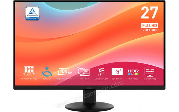 MSI PRO MP272L - Vue de face