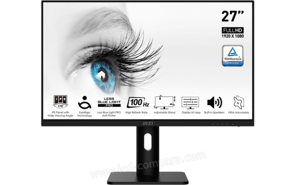 MSI PRO MP273APDE - Vue de face