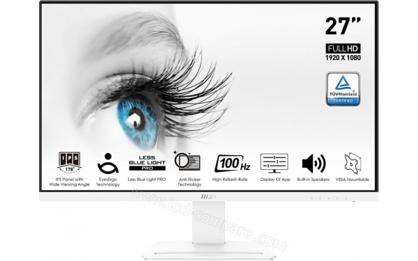 MSI PRO MP273AWDE - Vue de face