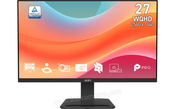 MSI PRO MP273QDE E7 - Vue de face