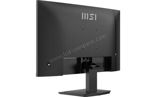 MSI PRO MP273QDE E7 - Vue 3/4 arri&egrave;re