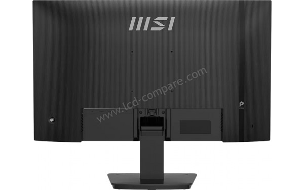 MSI PRO MP273QDE E7 - Vue de l'arri&egrave;re