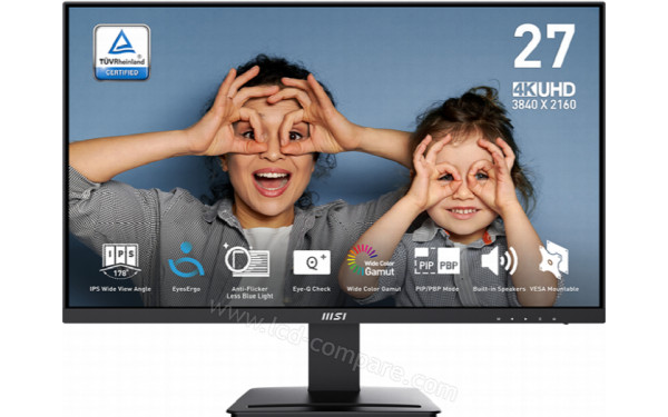 MSI PRO MP273U - Vue de face