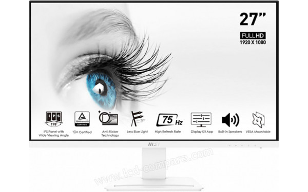MSI PRO MP273W - Vue de face